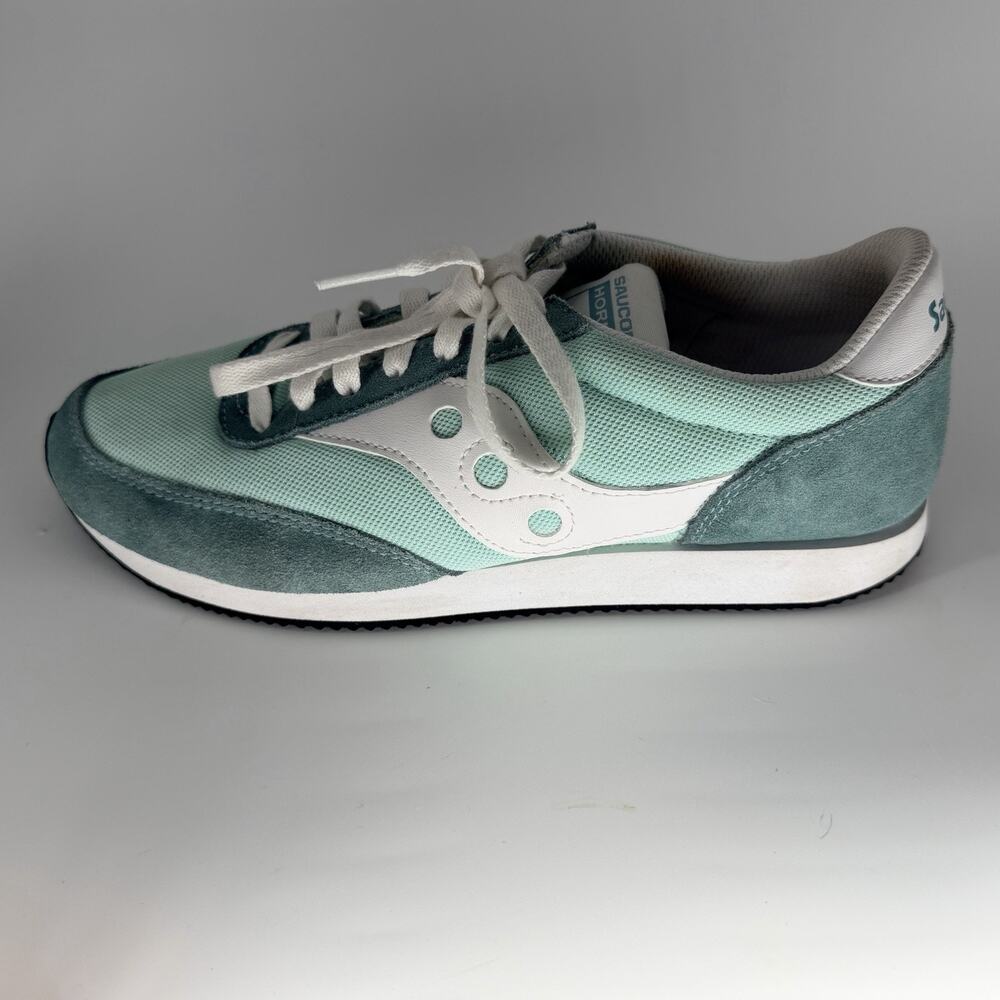 Saucony Hornet Women's Sneakers Size 8.5 Teal Mint White Retro Running S60538-7 - Picture 8 of 14
